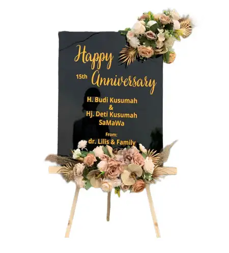 Papan Bunga Akrilik Ranto Baek