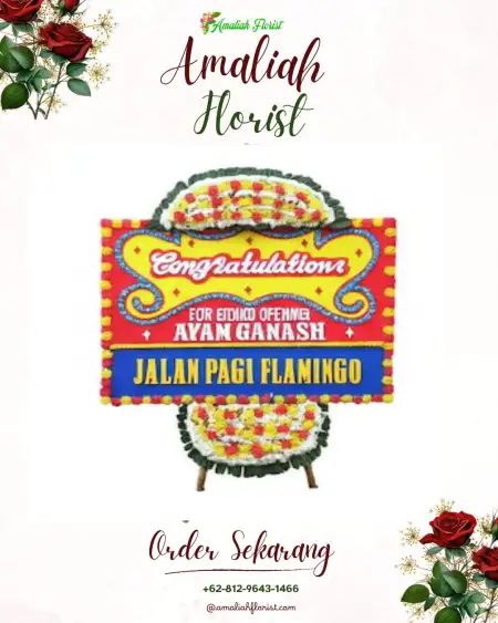 Sewa Papan Bunga Ranto Baek